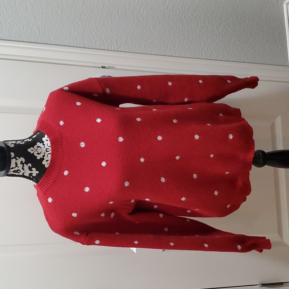 Women's  Sweater ,Red,Large